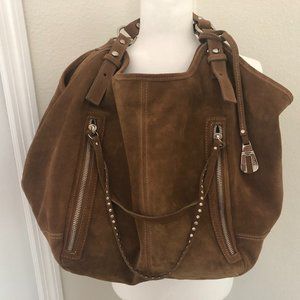 Price Drop!! Via Repubblica Suede Tote NWOT